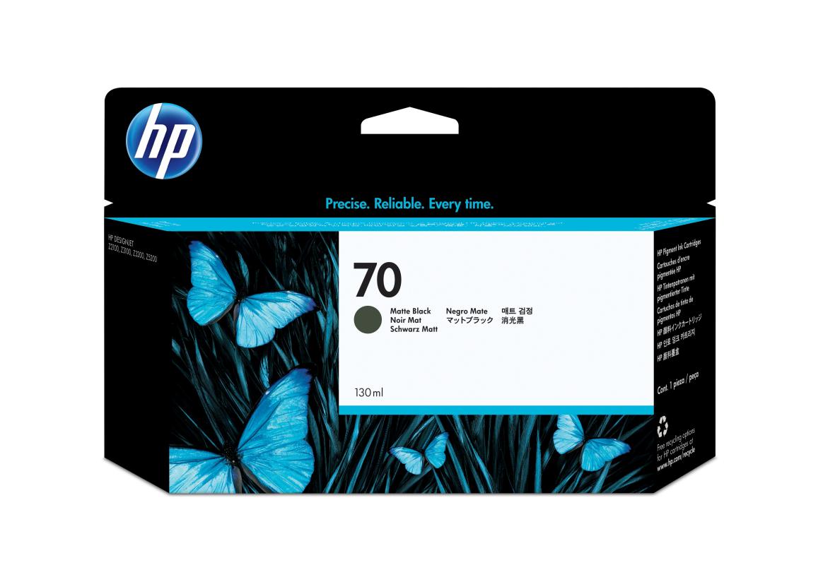 HP 70 (C9448A) schwarz matt Tintenpatrone